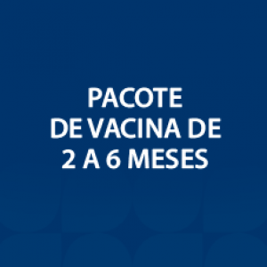 PACOTE DE VACINA DE 2 A 6 MESES