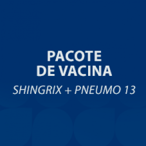 PACOTE DE VACINA SHINGRIX + PNEUMO 13 