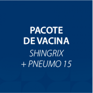 PACOTE DE VACINA SHINGRIX + PNEUMO 15