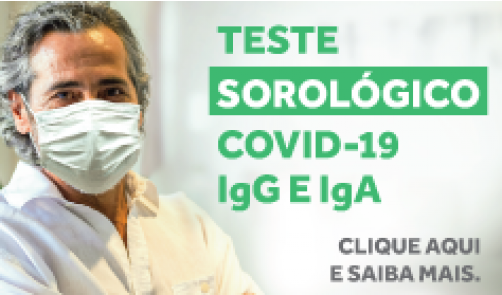 TESTE SOROLÓGICO PARA COVID-19 - IgA e IgG